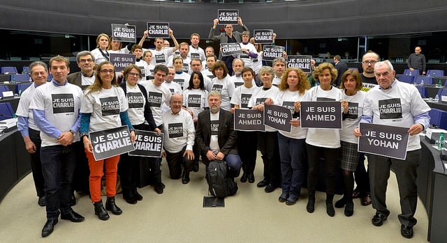 Gröna gruppen Je suis Charlie