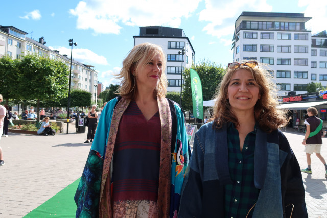 Emilie Reinhold och Nahid Ayazi, initiativtagarna till Circle of Life
