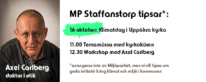 MP Staffanstorp tipsar om klimatdag med Axel Carlberg