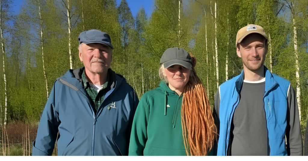 Bild på Folke Viktoria och Fredrik