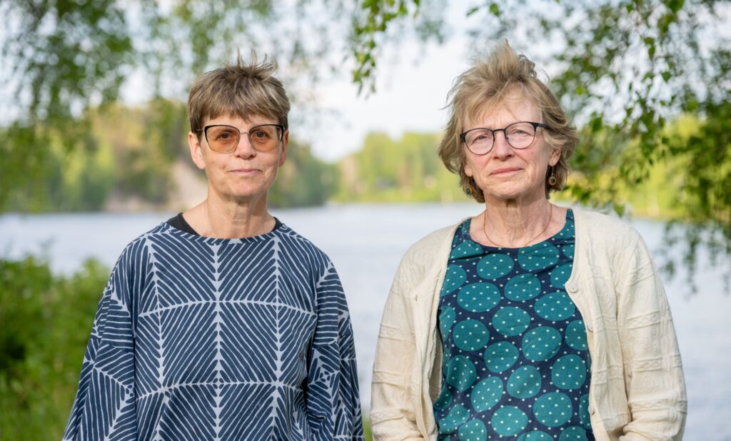 Cecilia Palmborg och Eva Willebrand, toppkandidater i kommunvalet i Vännäs