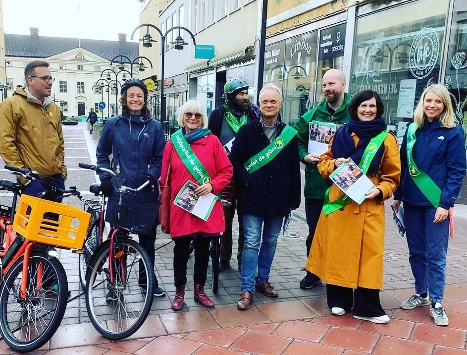 Miljöpartiet Härnösand på cyklar