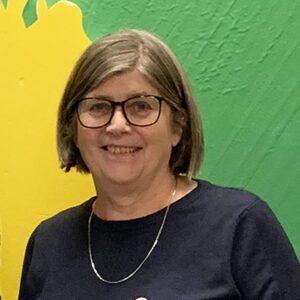 Porträttbild på Ann-Marie Viblom, förstanamn på vår lista. 