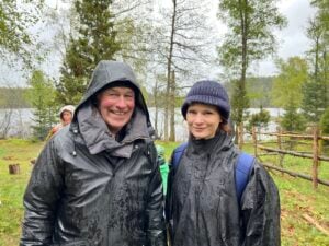 Björn Gustafsson och Rebecca Le Moine.