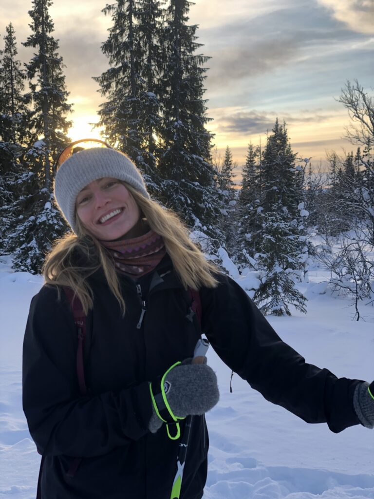 Andrea Kärrman, kandidat för Miljöpartiet i Åre kommun inför valet 2026.