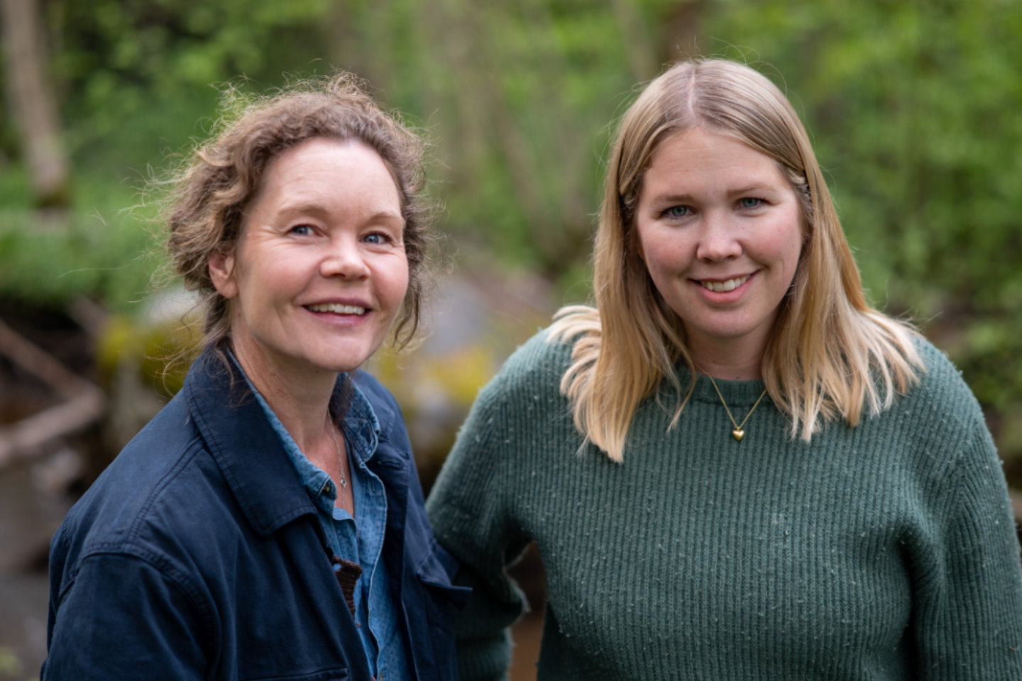 Karin Öst första namn på listan till kommunfullmäktige och Joann Ling andra namn på listan till kommunfullmäktige i Söderhamn