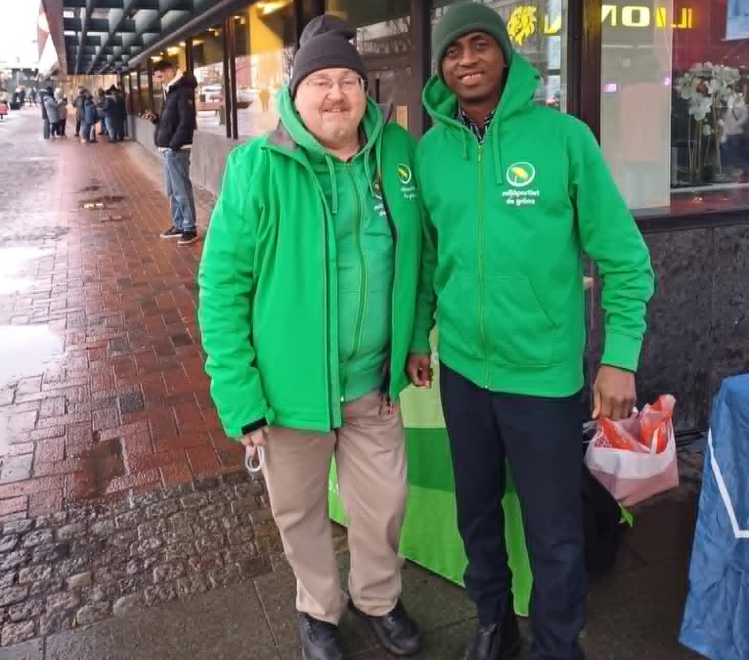 Mikael Morin och Mursal Isa.