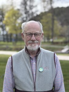 Porträtt på Lars Bodelius, nummer 3 på Miljöpartiets lista till kommunfullmäktige i Söderköping.