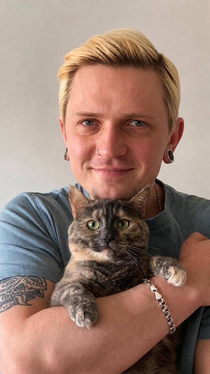 Yurii Holubov; kommunpolitiker i Vetlanda från Miljöpartiet de gröna i Vetlanda.