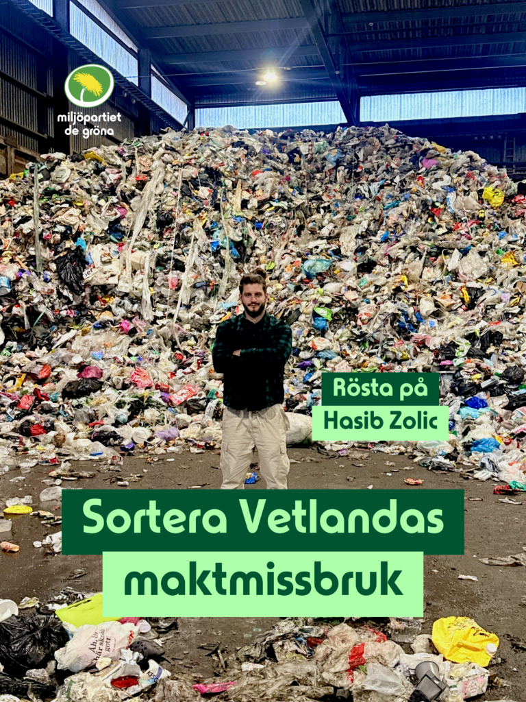 Hasib Zolic, politiker för Miljöpartiet de gröna i Vetlanda
