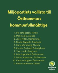 Kommunlista Östhammar