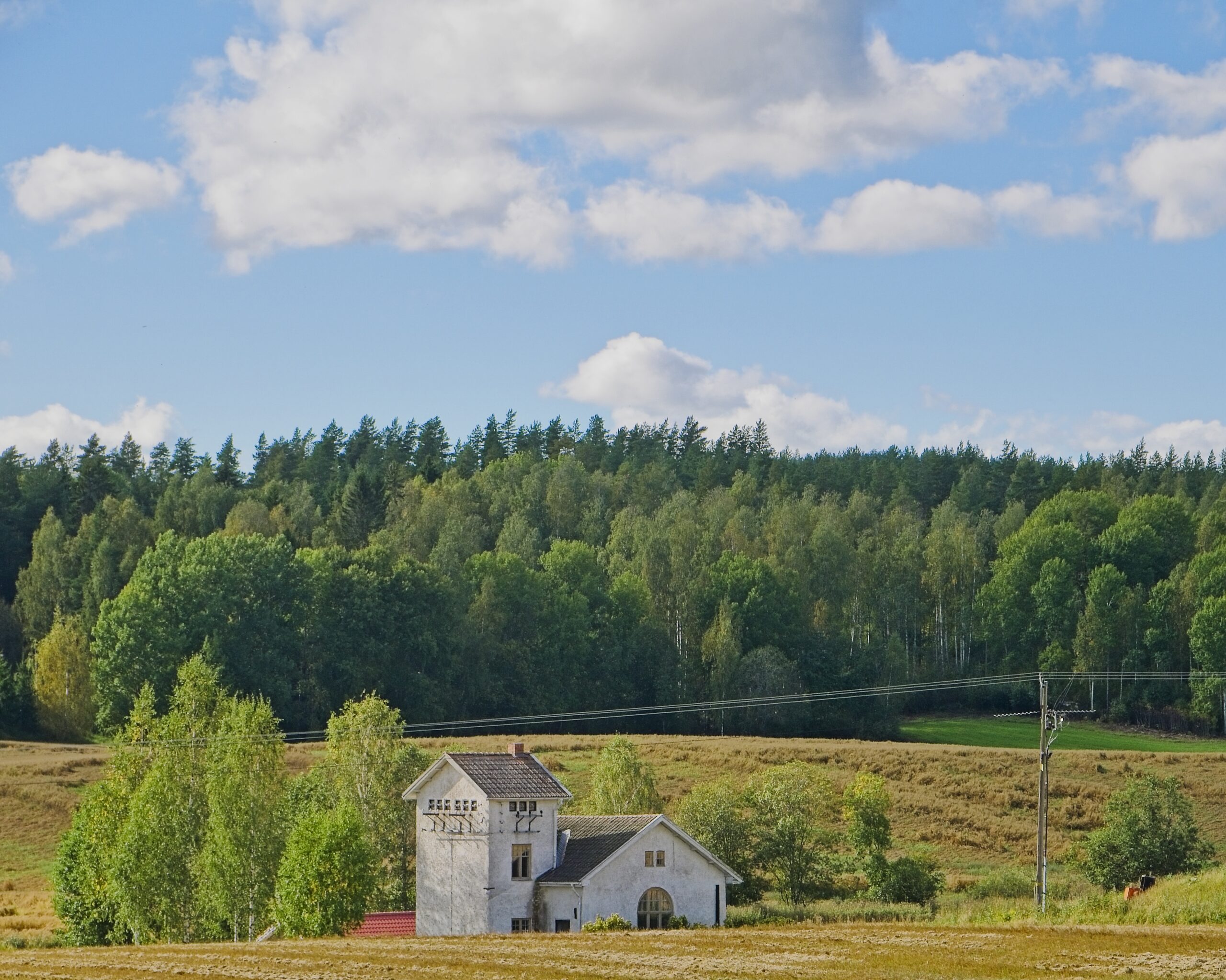 Vy från Arkhyttan i Säters kommun