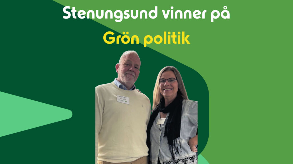 De två första kandidaterna på kommunlistan för Stenungsund: Håkan Petersson och Annika Gustafsson