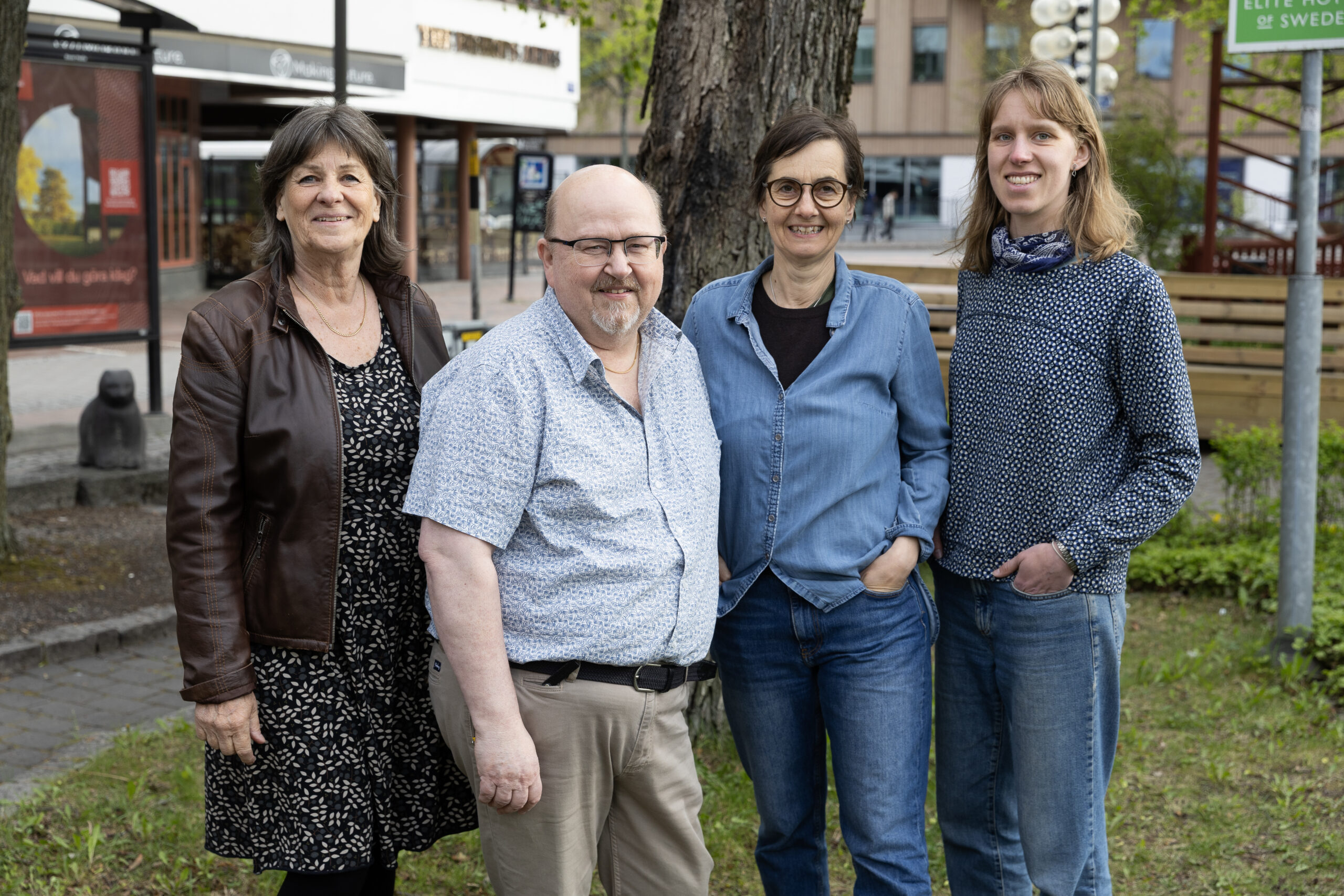 Karin Rosenberg, Mikael Morin, Helena Nash och Klara Rönnegård.