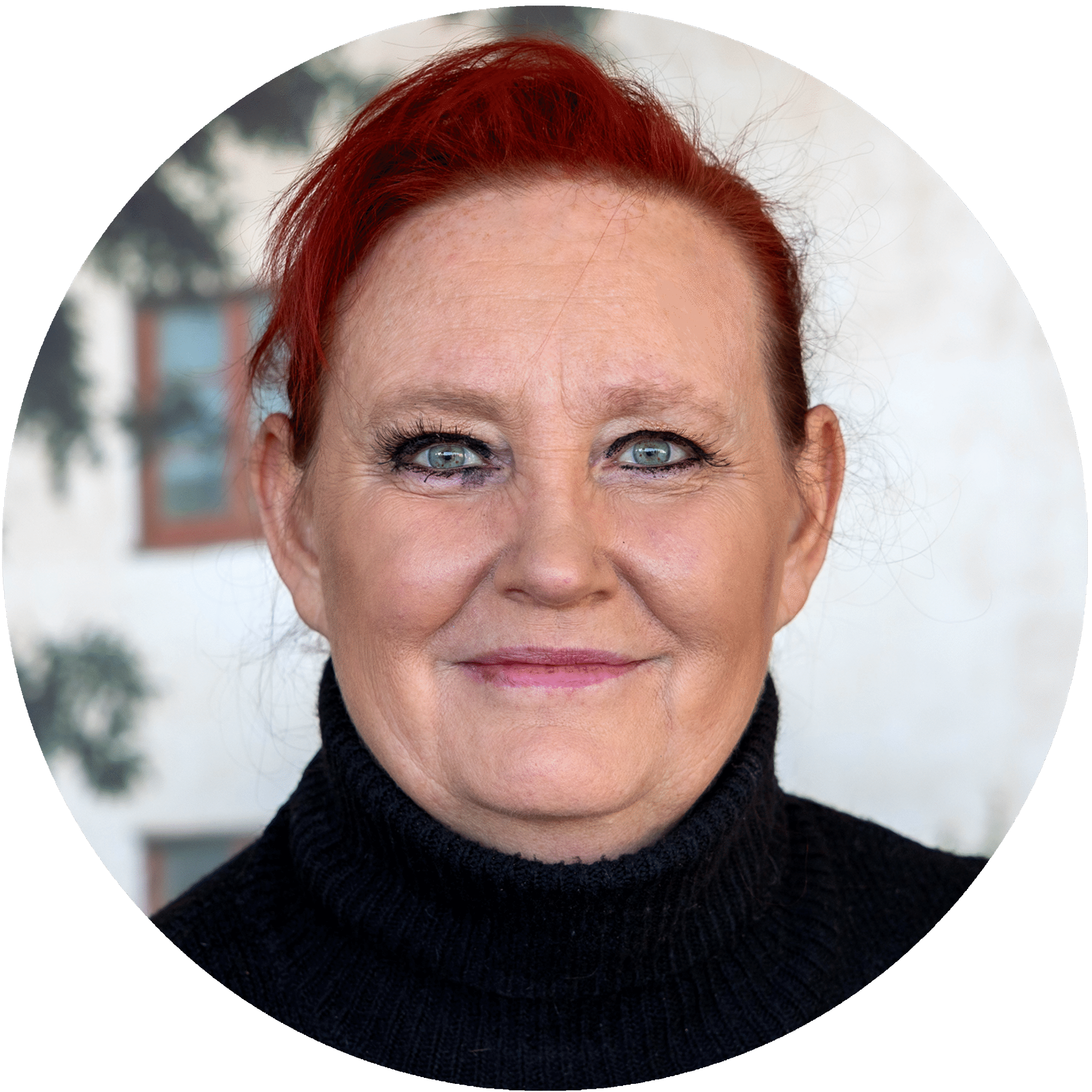Porträtt av Linda.
