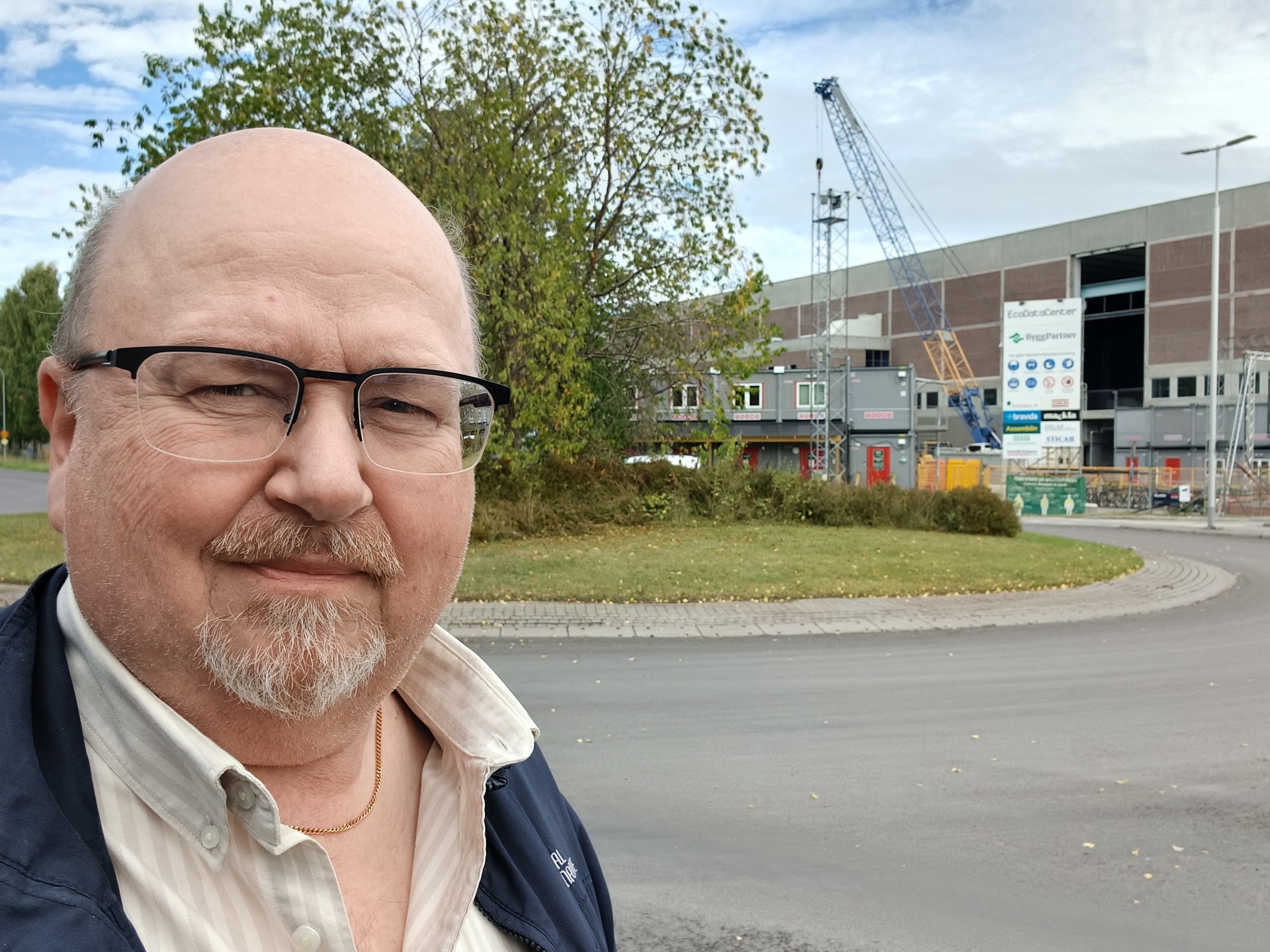 Mikael Morin framför EcoDataCenter