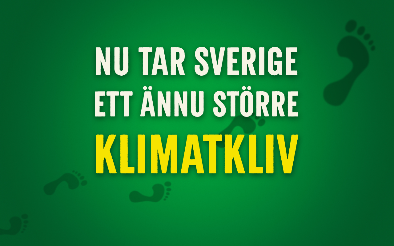 Klimatklivet utökas och förlängs Miljöpartiet